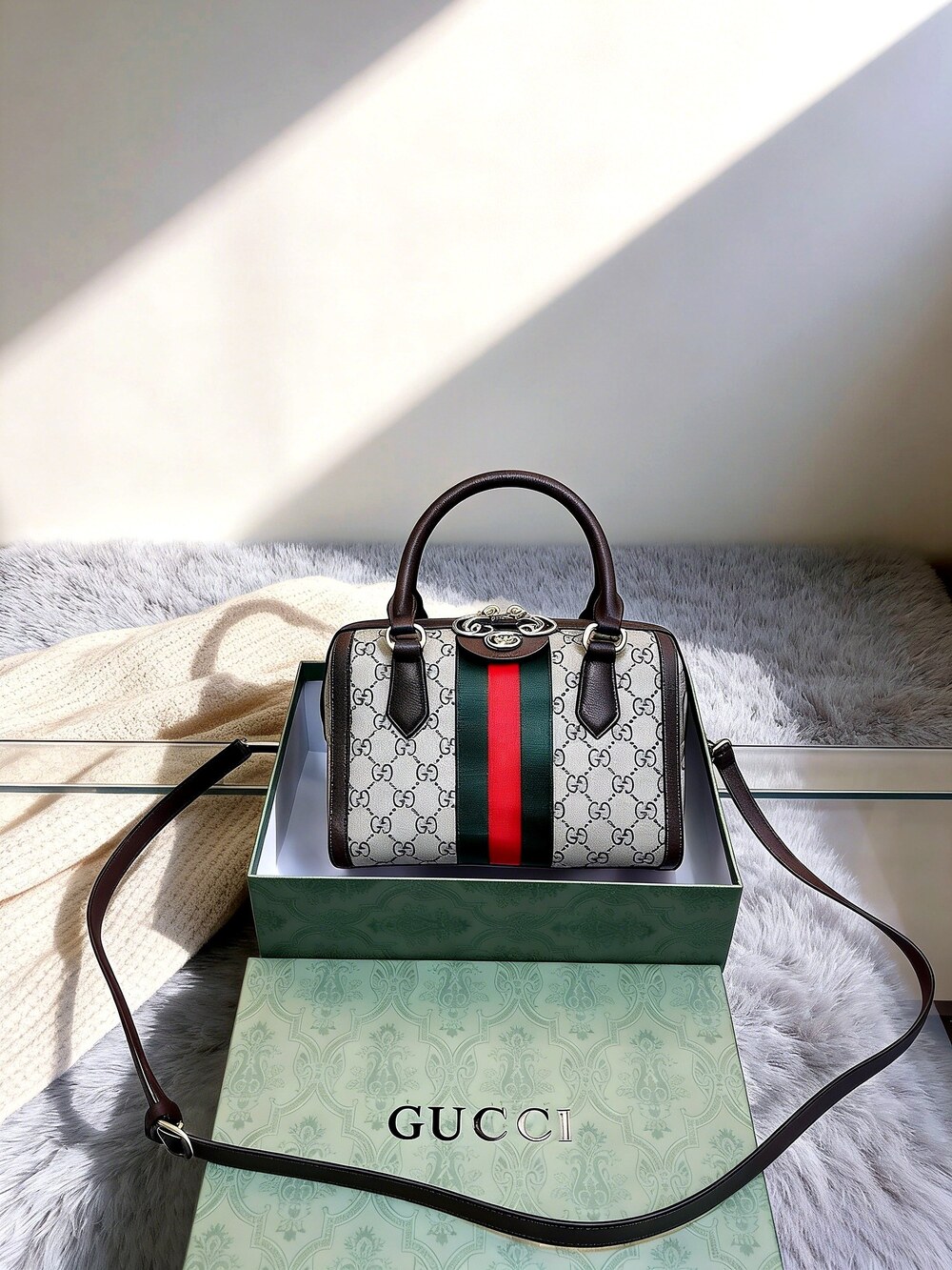 Gucci Ophidia Mini Top Handle Bag